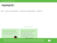 Tablet Screenshot of momentti.fi